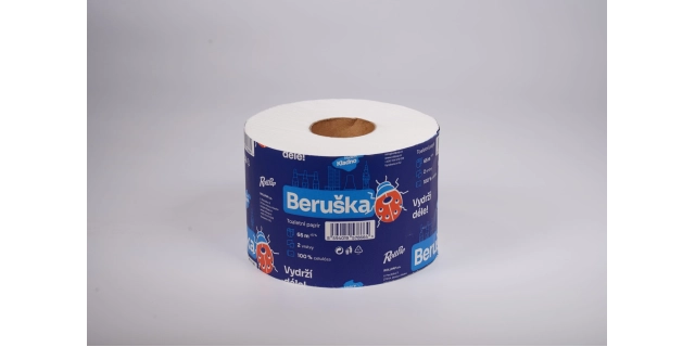 TP Beruška monorole 65 m., 2 vr., 100% Celulóza, 1 role                                                                                                                                                                                                   